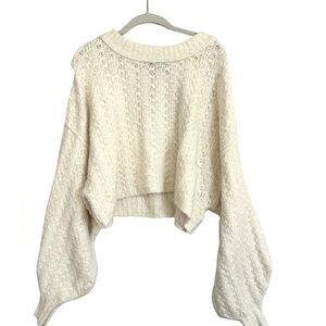 Cream Sweater Medium